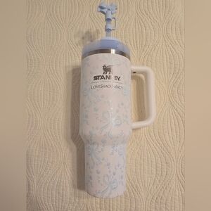 NIB Stanley X Love Shack Fancy Coquette Bow H20 Quencher Tumbler